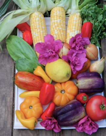 img_6557 An assortment of colorful summer vegetables.
